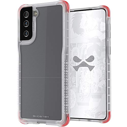 Image of Ghostek Covert Samsung Galaxy S21 Plus Case Clear Protective Phone Cover with Durable Slim Design Bumper Grip Protection Supports Wireless Charging Designed for 2021 S21 + 5G (6.7inch) (Clear)