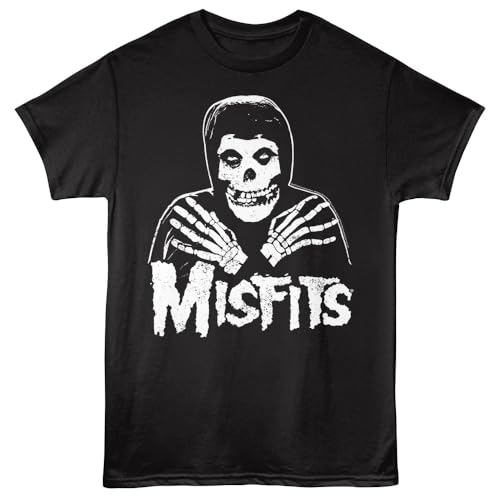 Amazon.com: Misfits Skull Crossed Arms & Logo T Shirt for Men