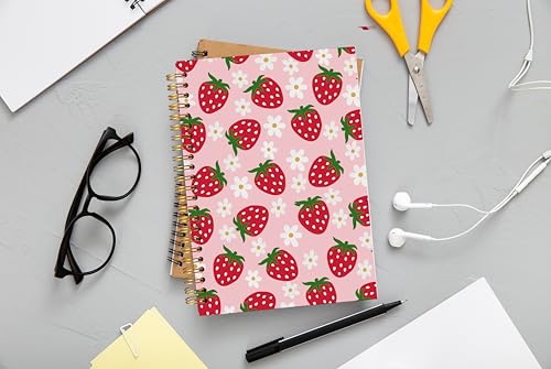 Carnet de notes rose Coquette à spirale 14x21 cm pour l'école - 2