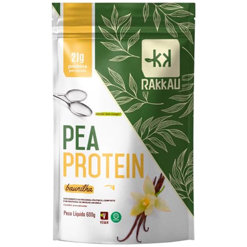 Pea Protein Sabor Baunilha 600g - Rakkau, 600g - Rakkau