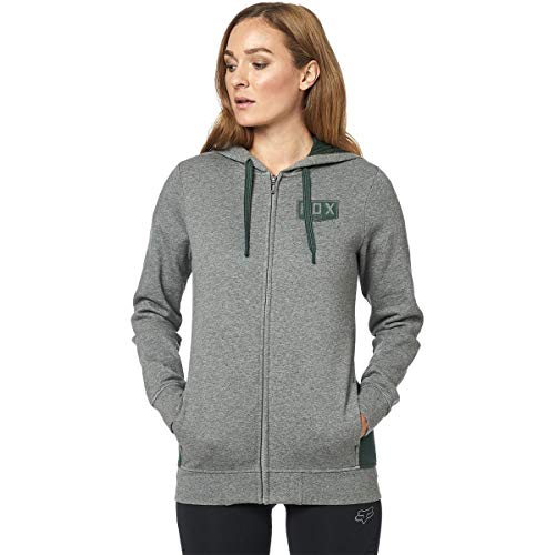 Fox Head Junior's Zip Fleece, Heather Graphite, L