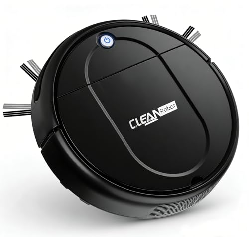 Robot Vacuum and Mop Combo for Pet Hair, 4500Pa Strong Suction, Tangle-Free Brush, 120-Min Runtime, Ultra-Thin 2.8” for Under Furniture, Quiet, Smart Mapping – Ideal for Hard Floors & Large Homes