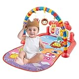 【Installation facile】 Play Gym for est facile à démonter, le haut et le jouet peuvent être facilement démontés, et le piano peut également être facilement démonté, de sorte qu'il peut être rangé et joué confortablement à l'extérieur