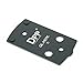 DPP Titanium Adapter Plate for Glock 43X/48 MOS Hellcat OSP with M4 Thread Holes and Holosun 407k/507k - GL-H07K-TI