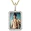 28 Large Rectangle(Gold)+Rope Chain