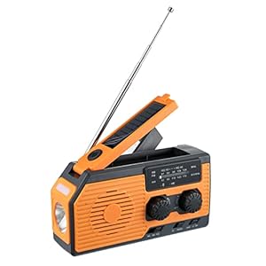 5000mAh Emergency Radio, Hand Crank Solar AM FM NOAA Weerradio, Draagbare Power Bank met Zaklamp Leeslamp, Survival Emergency Kits Camping Supplies SOS Alarm voor Outdoor