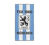 TSV 1860 München Duschtuch Handtuch Stripes 70 x 140 cm