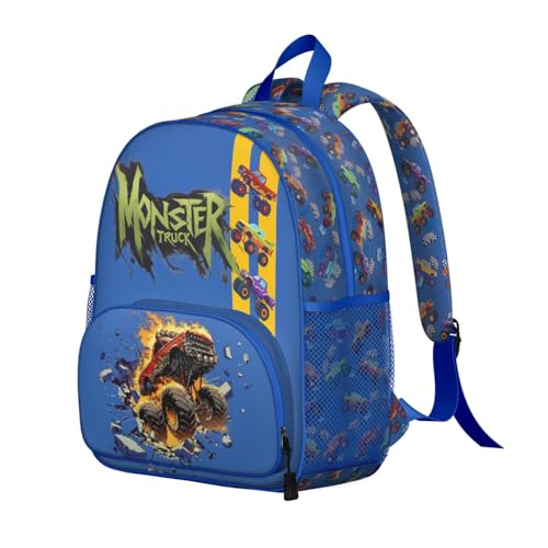 Kids Backpack for School Boys,Toddler Backpacks For Boys Monster Trunk School Bags for Kids