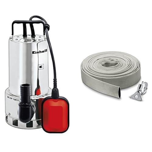 Pompe eaux chargées Einhell GC-DP 1020 N en inox : finissez-en avec l'eau boueuse dans le garage