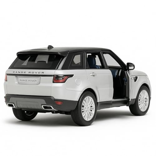 Image of Die-cast Range Rover Car Toy - 1:32 Scale Alloy Car SUV Model with Light & Sound, Pull-Back Off-Road Vehicle Toy for Kids & Collectors, Gift for Boys, Enthusiasts (Color as per Stock)