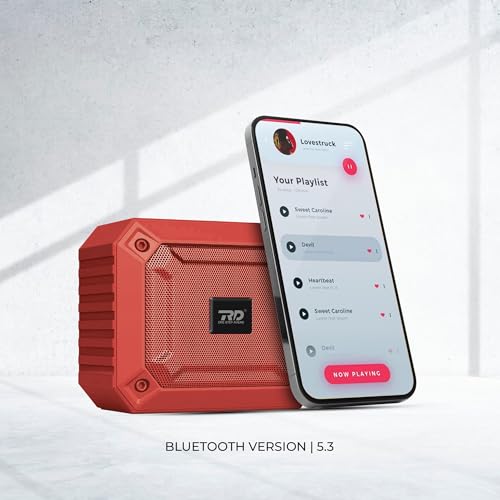 Image of Everyday Portable Bluetooth Speaker - Wireless Shockproof Speaker with Carry Strap, Loud Stereo Sound for Travel & Road Trips