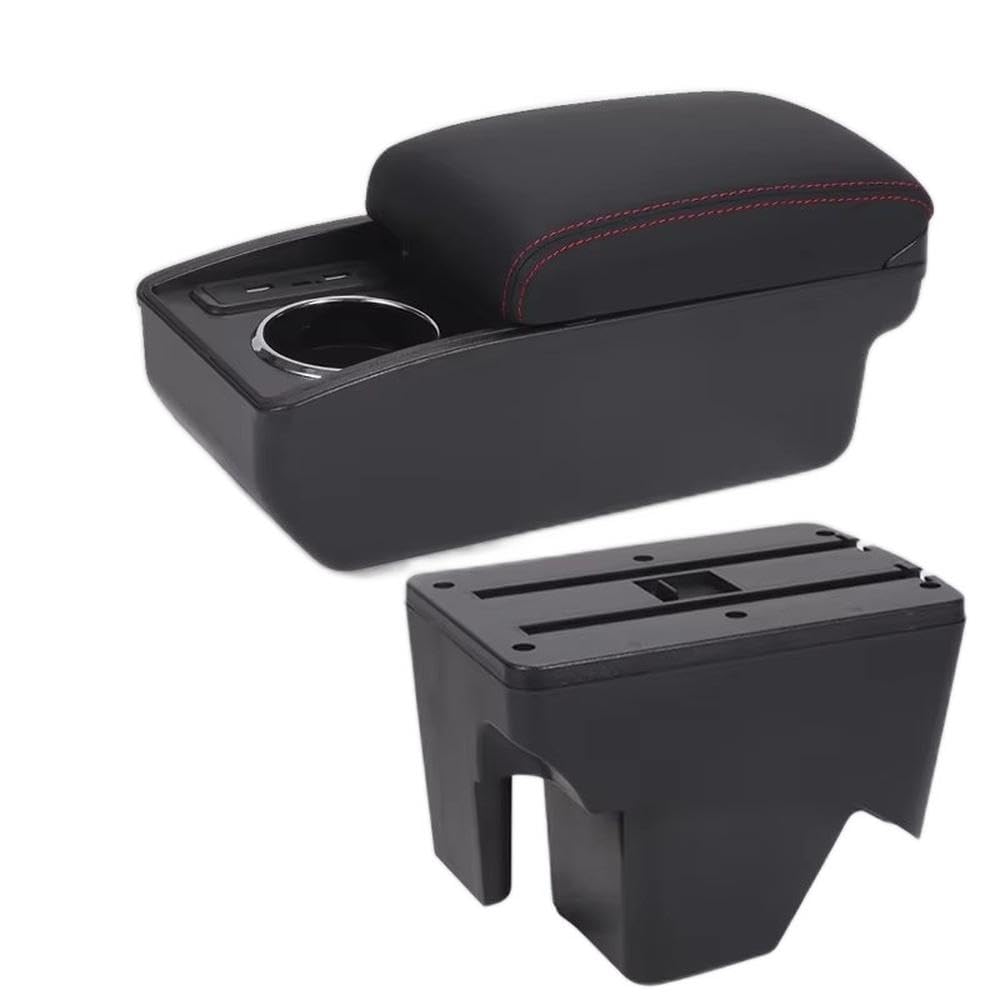 Fsozdbbpl B1 Black Red 6Usb For Tera 2025 Car Armrest Box Auto Center Console Armrest Storage Box Interior Parts