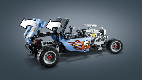 LEGO Technic 42022 Le Hot Rod - vue 3