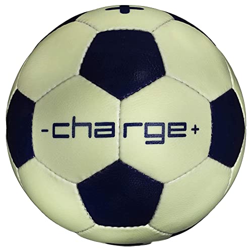 Chargeball Glow In The Dark Light Up Hand Stitched Size 5 Water Resistant Soccer Ball Pro Kit With Led Charging & Carrying Bag For 20 Second Recharge #TOP1