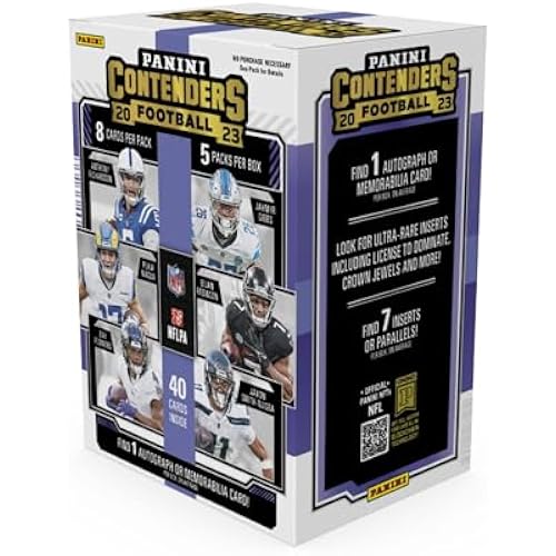 2023 Panini Contenders Football 5-Pack Trading Card HOBBY Blaster Box