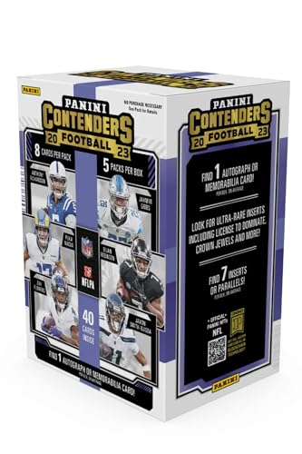 2023 Panini Contenders Football 5-Pack Trading Card HOBBY Blaster Box