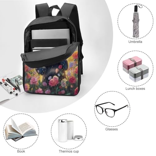 Sac à dos Panda 3D grand format 43 cm pour l'école primaire