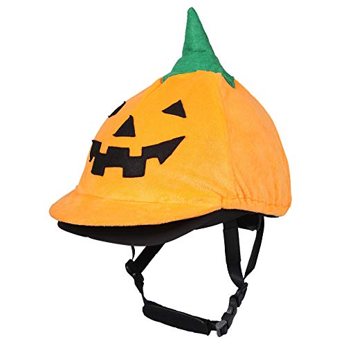 QHP Gorra para Casco de Montar Halloween para Eventos Hípicos y Concursos de Disfraces