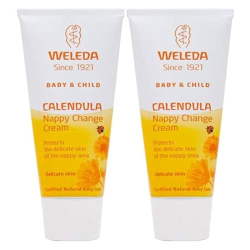 Weleda Crema de cambio de pañales de caléndula doble de 75 ml