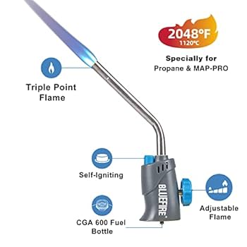 Seventh Heavens キッドP Amazon.com: BLUEFIRE Trigger Start Welding Blow Torch Head
