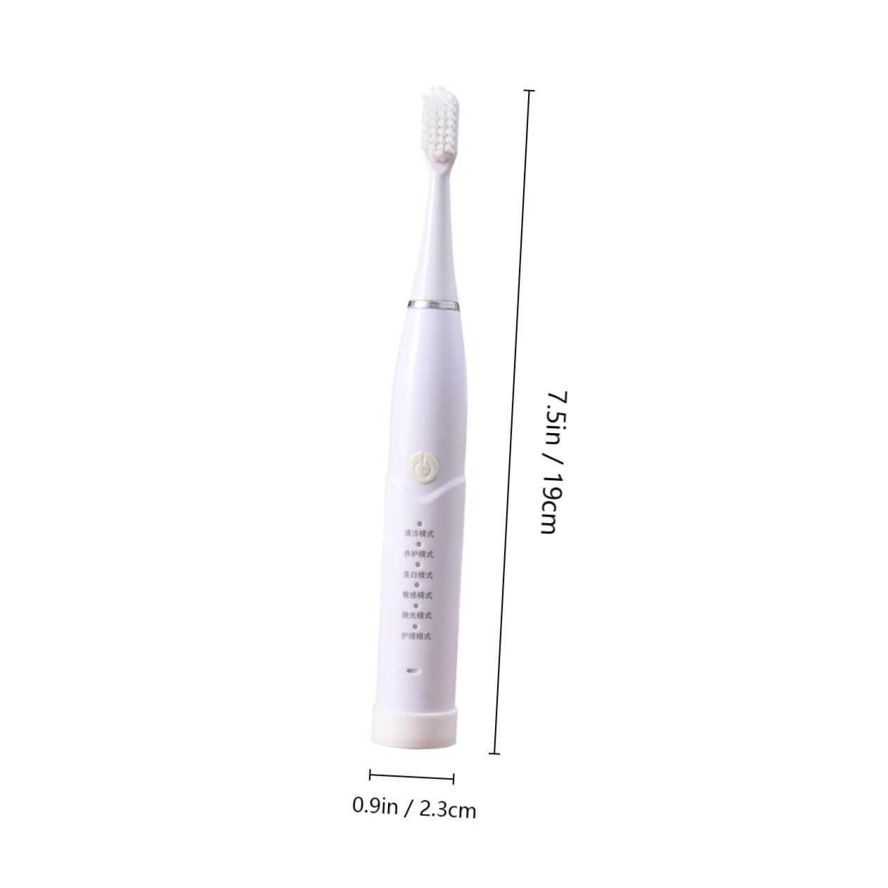 SOESFOUFU Electric Toothbrush 6 Modes Waterproof USB Rechargeable Replacement Brush Head