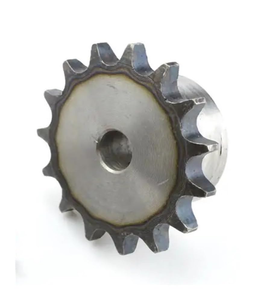 Chain Roller Sprocket, 08B Roller Chain Sprocket A3 Steel Pitch 12.7mm 9-24 Teeth(16 Teeth)