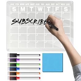 Clear Fridge Calendar,Acrylic...