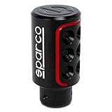 Hergestellt aus Aluminium. Sparco Progetto Corsa SPC0103 Spc Pomo Racing Schwarz