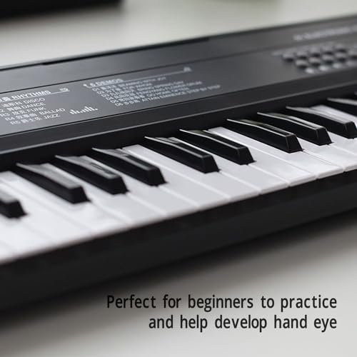 Clavier de Piano, Clavier de Piano 61 Touches avec Enregistrement et Lecture 61 Touches Portable Compact avec Microphone Clavier électrique pour Enfants Garçons Filles Débutants - Les Beatles, Paul McCartney, John Lennon, RIngo Starr, George Harrison Clavier de Piano, Clavier de Piano 61 Touches avec Enregistrement et Lecture 61 Touches Portable Compact avec Microphone Clavier électrique pour Enfants Garçons Filles Débutants – Image 3