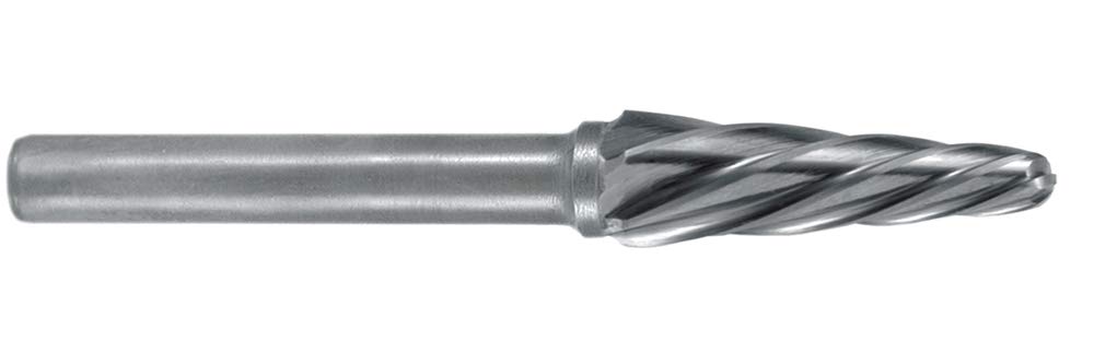 Fraise rotative carbure 6 mm cône rond KEL outil ébavurage aluminium