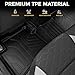 GALVAGNITE Floor Mats for Toyota Corolla 2020-2026, All Weather Floor Mats Trunk Cargo Liner and Door Sill Guards Accessories, Full Coverage Set (Fit Sedan Models)