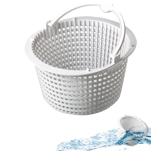 Panier Skimmer Piscine 19 Cm - Filtre Skimmer Piscine Panier en Plastique Durable, Facile à Installer, Accessoire Essentiel pour Filtration Efficace Et...