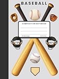 Baseball Grandstand Silver | Lined Notebook for Players & Fans