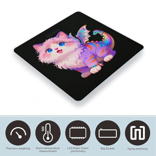 Báscula digital Dragon Cat, peso hasta 180 kg miniatura 3