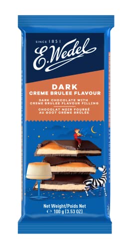 Dark Creme Brulee Chocolate Bar by E. Wedel