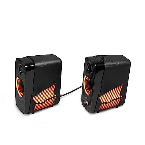 Image of JBL Quantum Duo - Gaming Speaker - Wireless Gaming Accessory - Bluetooth - Dolby Digital Surround Sound - PC, Mac, Windows and Game Consoles - Black