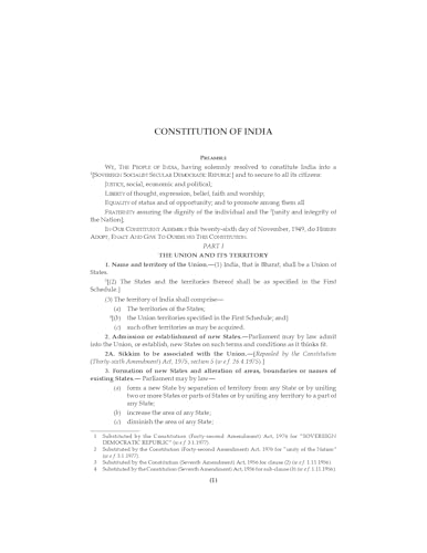 Image of Lawmann's Constitution of India | Bare Act with Comments