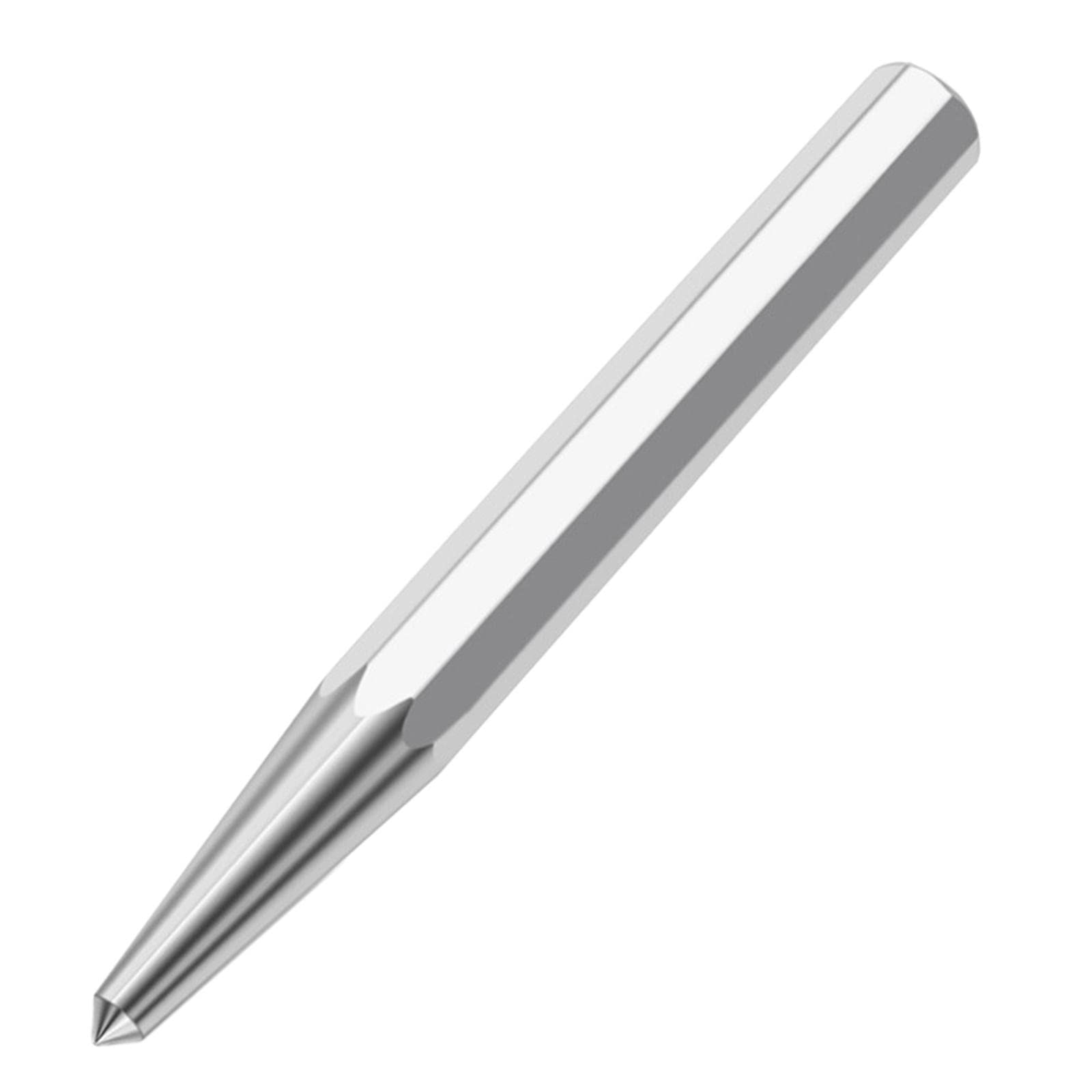 2 Piezas Puntero de Centro Automático Punzón de Posicionamiento Herramienta de Marcado Mango Moleteado Antideslizante Aleación de Cromo Aluminio, 2 piezas
