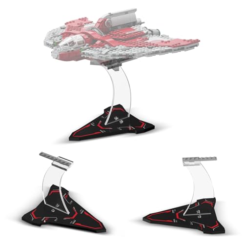 Soporte de exhibición acrílico compatible con lego 75362 star wars ahsoka thanos t-6 jedi shuttle