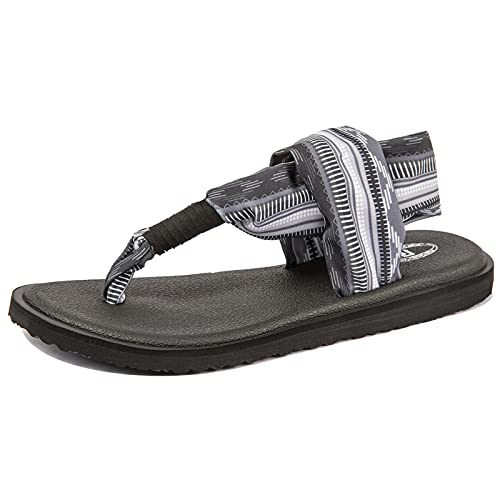 Image of Ranberone Women's Yoga Mat Flip Flops Casual Flat Summer Beach Sandals
