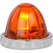 Grand General 79730 Light Dark Amber Watermelon Glass Flush Mount Kit-2 Wires, 1 Pack