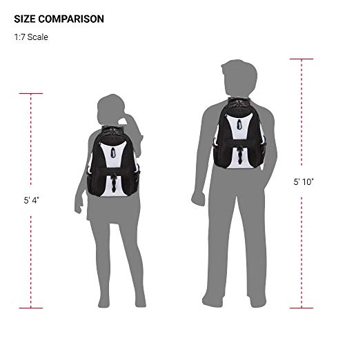 Swissgear 1900 Scansmart Tsa 17-Inch Laptop Backpack, White/Black #TOP7