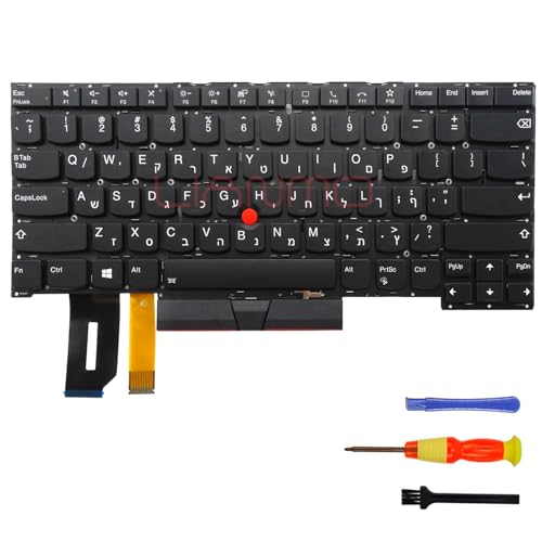 Clavier Lenovo T14S Gen1 hébreu rétroéclairé pour résoudre les touches bloquées