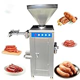 Industrial Sausage Stuffer, Fully Automatic Stainless Steel Commercial Large-Capacity Equipment, efficiently Mass-Produces German Sausages, Chorizo, and Salami.