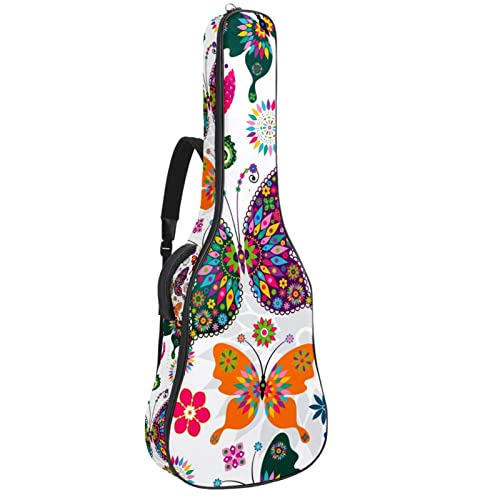 Housse de transport étanche pour guitare avec bandoulière réglable Motif floral, Multicolore 04, 42.9×16.9×4.7 in… - Les Beatles, Paul McCartney, John Lennon, RIngo Starr, George Harrison Housse de transport étanche pour guitare avec bandoulière réglable Motif floral, Multicolore 04, 42.9x16.9x4.7 in…