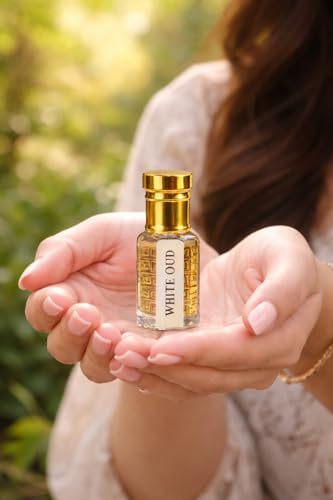 Image of KOSTA White Oud Perfume Oil 3ml | Long Lasting Alcohol-Free Attar for Men & Women | Unisex Arabic Roll-On Fragrance | Pocket Perfume