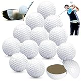 Persiiious 12 Piezas Bola De Golf, Entrenamiento En Interiores Y Exteriores