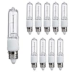 10 Pcs of 100 Watt E11 Base Mini Candelabra, Halogen Light Bulb, 120 Volts, 120V, 100W, 100Watt