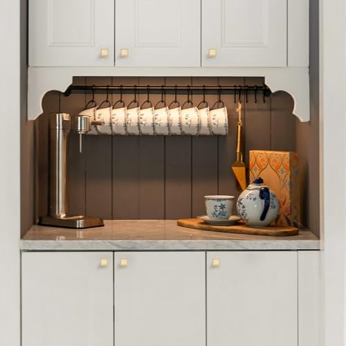 Image of Ravinte 30 Pack 1-3 /16 Inch Champagne Bronze Kitchen Square Cabinet Knobs Solid Drawer Pulls Single Hole Kitchen Cabinet Hardware Knobs for Cabinets and Drawers
