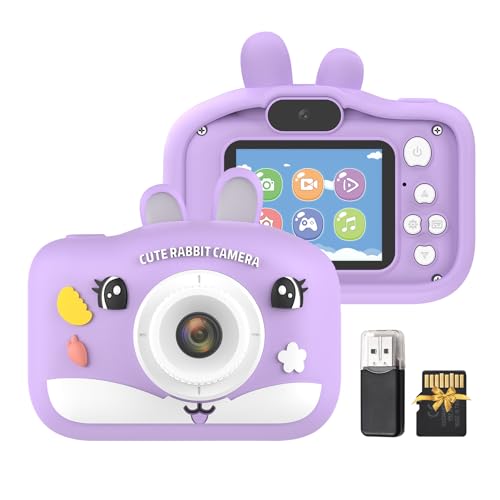 Andoer Kids Photo Camera with 32GB Card, 1080P HD Selfie Video Photo Camera for Kids, 2.0